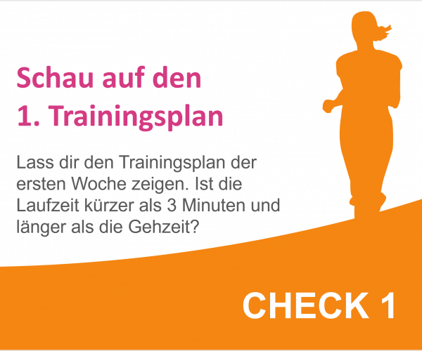 Check 1 Laufkurs-Check 1