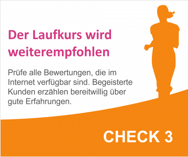 Laufkurs Check 3 Laufkurs Check 3